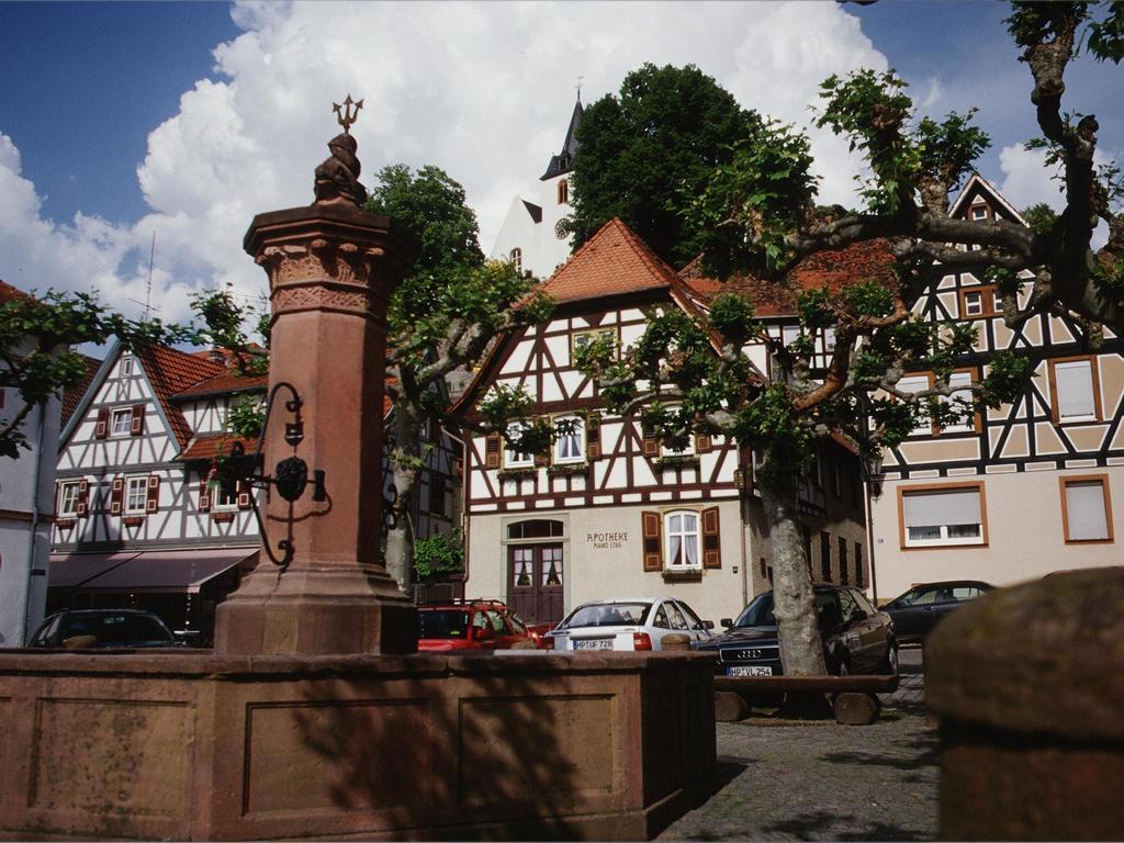 Hotel Garni Zur Bergstrasse Zwingenberg  Ngoại thất bức ảnh
